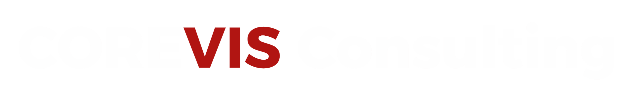 logo corevis consulting_weiß-rot